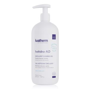 IVATHERM Gel de Spalare Emolient cu Efect Calmant Ivahidra+ A.D, 500 ml