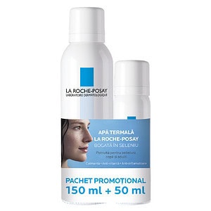 LA ROCHE-POSAY Pachet Apa Termala, 150 ml + 50 ml