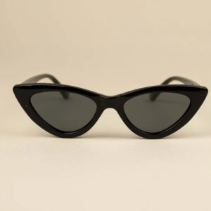 Ochelari de soare flexibili pentru bebelusi si copii Cat Eye - Black, Little Prints
