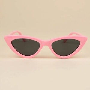 Ochelari de soare flexibili pentru bebelusi si copii Cat Eye - Pink, Little Prints
