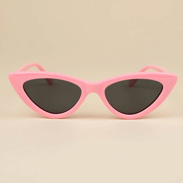 Ochelari de soare flexibili pentru bebelusi si copii Cat Eye - Pink, Little Prints