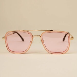 Ochelari de soare pentru copii Oversized - Aviator Pink, Little Prints