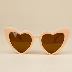 Ochelari pentru copii si bebelusi Retro Heart - Blush, Little Prints