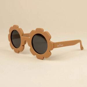 Ochelari Soare Flexibili Bebelusi, Cordon Fixare, 3-18 luni, Daisy Camel, Little Prints