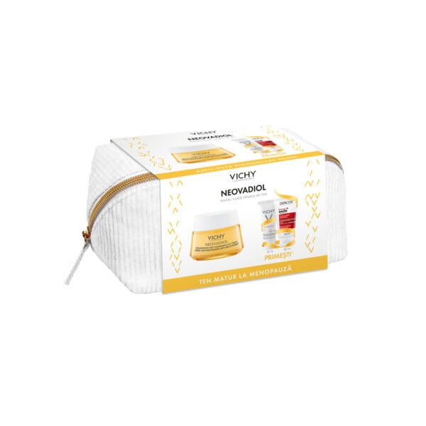 VICHY Pachet - 1 x Neovadiol Post-Menopause, 1 x Dercos Sampon Energy+, 1 x Capital Soleil UV-AGE