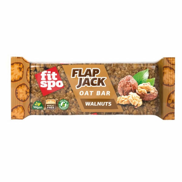 Baton Energetic FitSpo Flapjack Nuci, 80 g