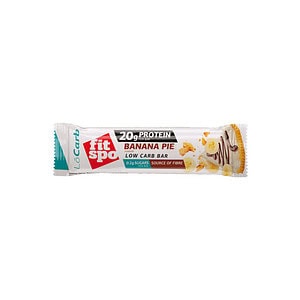 Baton Proteic FitSpo Low Carb 20 g Proteine, Banana Pie, 60 g