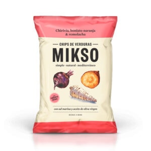 Chipsuri din Pastarnac, Sfecla si Cartof Dulce, 85 g, Mikso