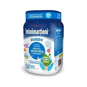 Minimartieni cu Echinaceea, 60 Jeleuri, Walmark