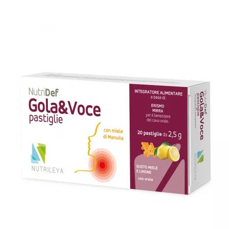 Nutridef Gola&Voce Gust Lamaie, 20 dropsuri, Nutrileya