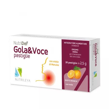 Nutridef Gola&Voce Gust Portocala, 20 dropsuri, Nutrileya