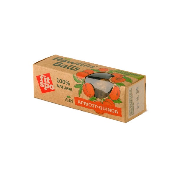 Raw Vegan Balls FitSpo Caise și Quinoa, 48 g