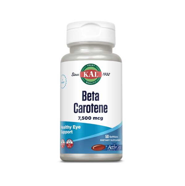 Beta Carotenă 25.000 UI, supliment pentru sănătatea ochilor.
