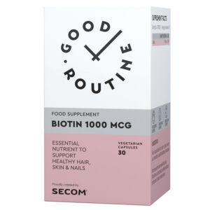 Biotin 1000 mcg, 30 Capsule Moi, Good Routine