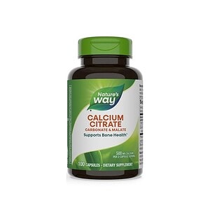 Calciu Citrate, 100 capsule, sprijină sănătatea oaselor.