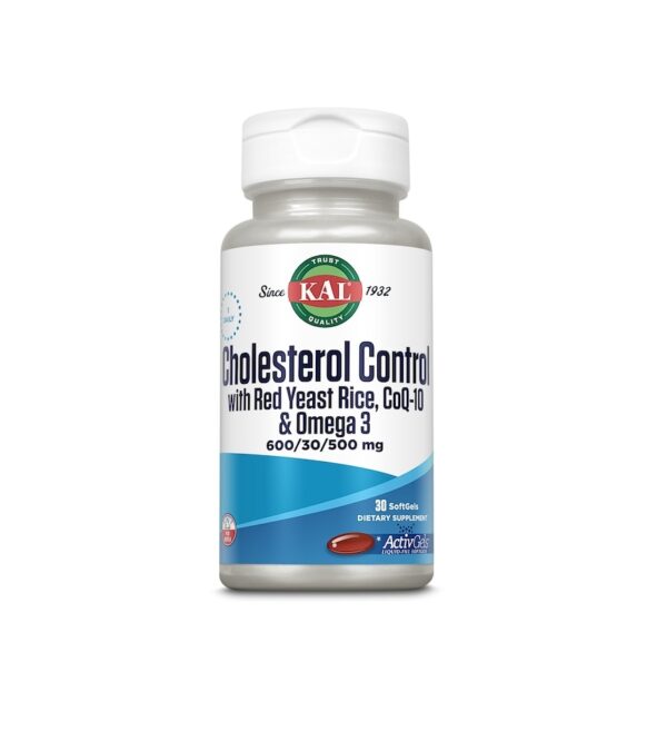 SECOM Cholesterol Control RedYeastRice+CoQ10+Omega 3, 30 Capsule