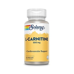 Carnitine 500 mg pentru energie și suport cardiovascular.