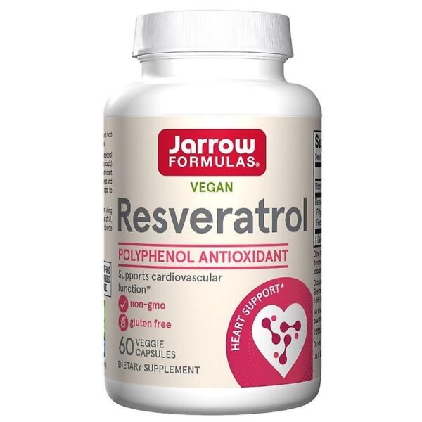 SECOM Resveratrol 100 mg, 60 Capsule, Jarrow Formulas