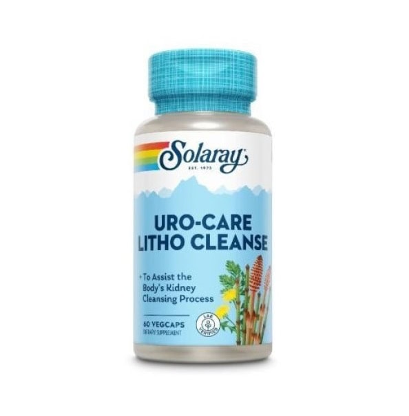 Care Litho Cleanse, supliment pentru sănătatea vezicii urinare și a rinichilor, 60 capsule vegane.