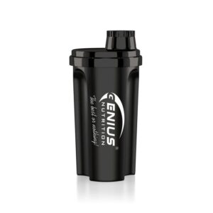 Shaker, Black, 700 ml, Genius Nutrition