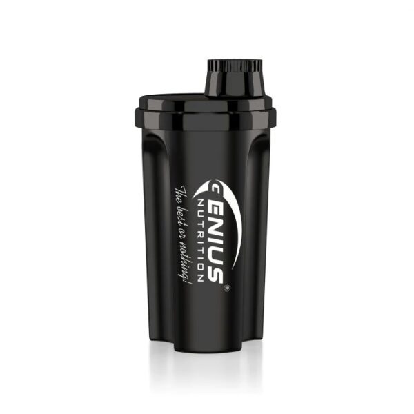 Shaker, Black, 700 ml, Genius Nutrition