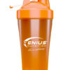 Shaker, Orange, 600 ml, Genius Nutrition