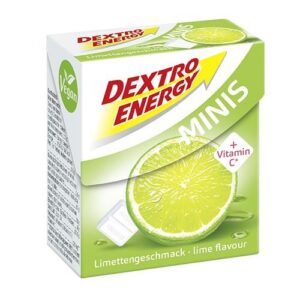 Tablete Dextroza Minis Lime, 50 g, Dextro Energy
