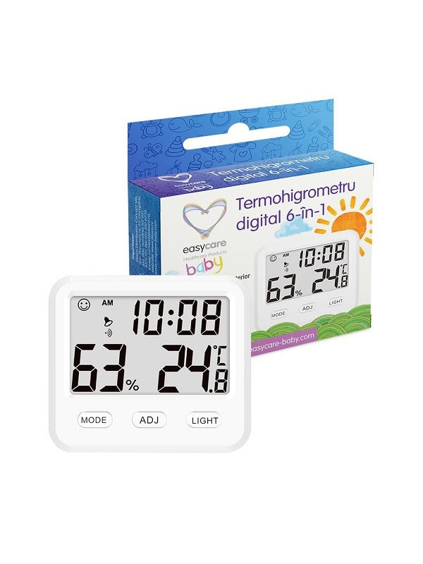 termohigrometru-digital-6-in-1-easycare-baby-o37350-farmacia-morpheus Termohigrometru Digital 6 in 1, EasyCare Baby