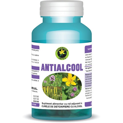 Antialcool, 60 Capsule, Hypericum