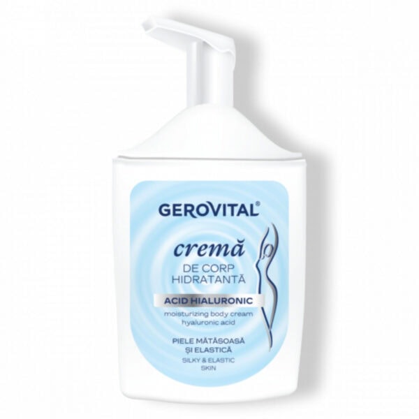 Crema de Corp Hidratanta cu Acid Hialuronic, 300 ml, Gerovital