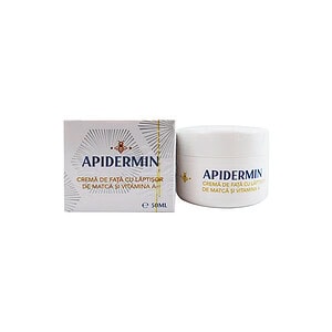 Crema de Fata cu Laptisor de Matca si Vitamina A, 50 ml, Apidermin