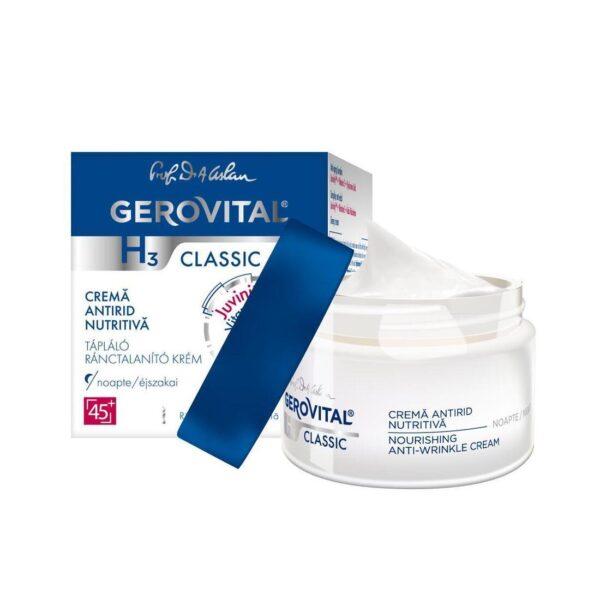 Crema Nutritiva Antirid de Noapte H3 Classic, 50 ml, Gerovital