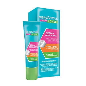 Crema Ultra Activa 2 Stop Acnee, 15 ml, Gerovital