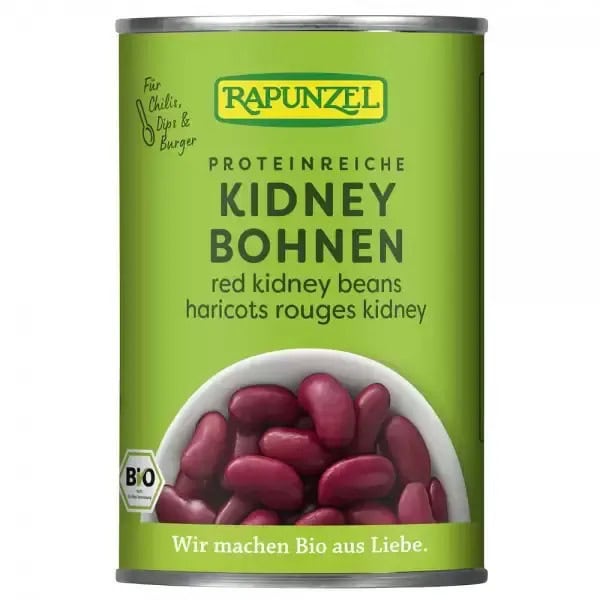 Fasole kidney Rosie la Conserva Bio, 400 g, Rapunzel