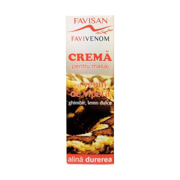 Favivenom Crema Pentru Masaj, 50 ml, Favisan