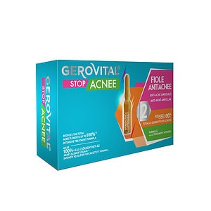 Fiole Antiacneice Stop Acnee, 10 Fiole x 2 ml, Gerovital