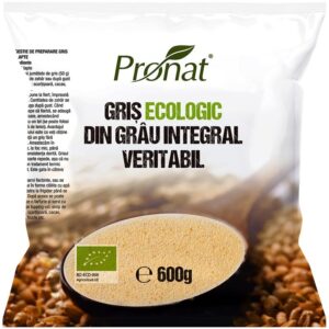 Gris Bio Din Grau Integral Veritabil, 600 g, Pro Natura