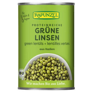Linte Verde la Conserva Bio, 400 g, Rapunzel