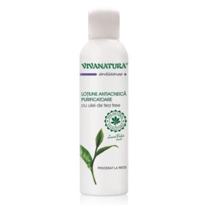 Lotiune Antiacneica Purificatoare cu Ulei de Tea Tree, 150 ml, Vivanatura
