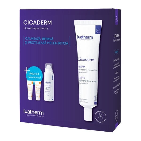 pachet-cicaderm-crema-40-ml-apa-termala-herculane-100-ml-mostre-ivatherm-o37130-farmacia-morpheus Pachet Cicaderm Crema 40 ml + Apa Termala Herculane 100 ml + Mostre, Ivatherm