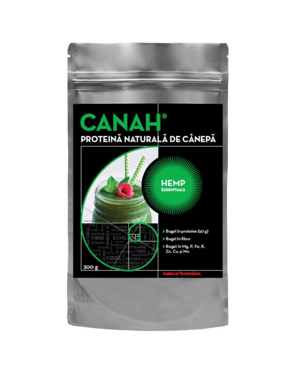 Pudra Proteica de Canepa, 300 g, Canah