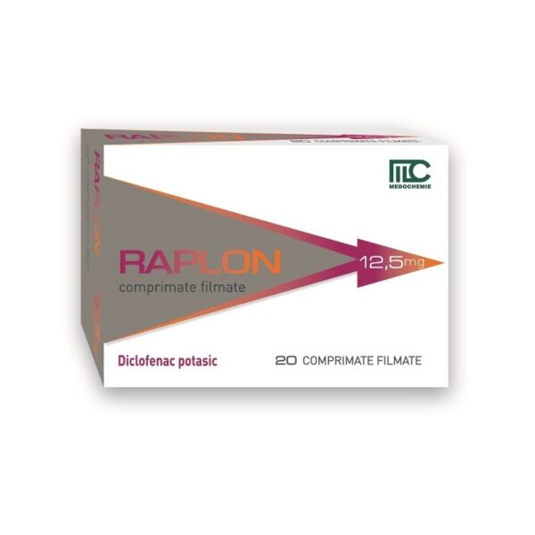 Raplon, 12,5 mg, 20 Comprimate Filmate, Medochemie