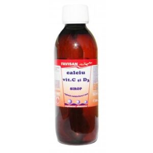 Sirop Calciu + Vitamina C + D3, 250 ml, Favisan