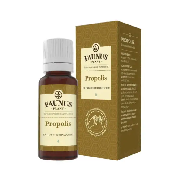 Tinctura de Propolis 20 ml, Faunus Plant