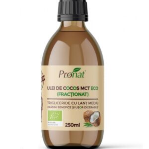 Ulei de Cocos Fractionat MCT ECO, 250 ml, Pro Natura