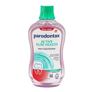 Apa de Gura Fara Alcool Active Gum Health Fresh Mint Parodontax, 500 ml, Haleon