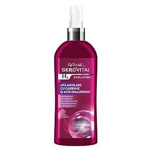 Apa Micelara cu Carbune si Acid Hialuronic H3 Evolution, 150 ml, Gerovital