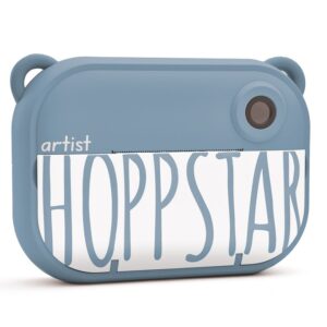 Aparat foto digital pentru copii cu functie de printare instant, Artist Denim, Hoppstar