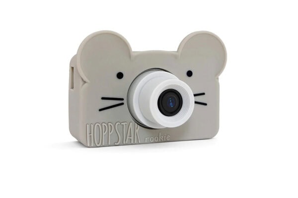 Aparat foto video digital pentru copii, Mouse Gri, Hoppstar Rookie