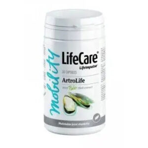 ArtroLife, cu Extract din Scoică Verde Bio, 30 Capsule, Life Care